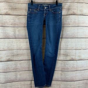 BKE The Stella Medium Wash Straight Jean Size 25
